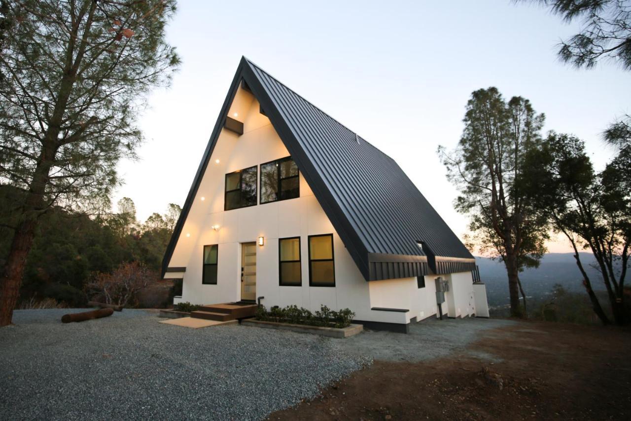 High End A-Frame - Hot Tub - Awesome Views - Yosemite - Electric Vehicle Friendly - Sleeps 10 Villa Oakhurst Exteriör bild